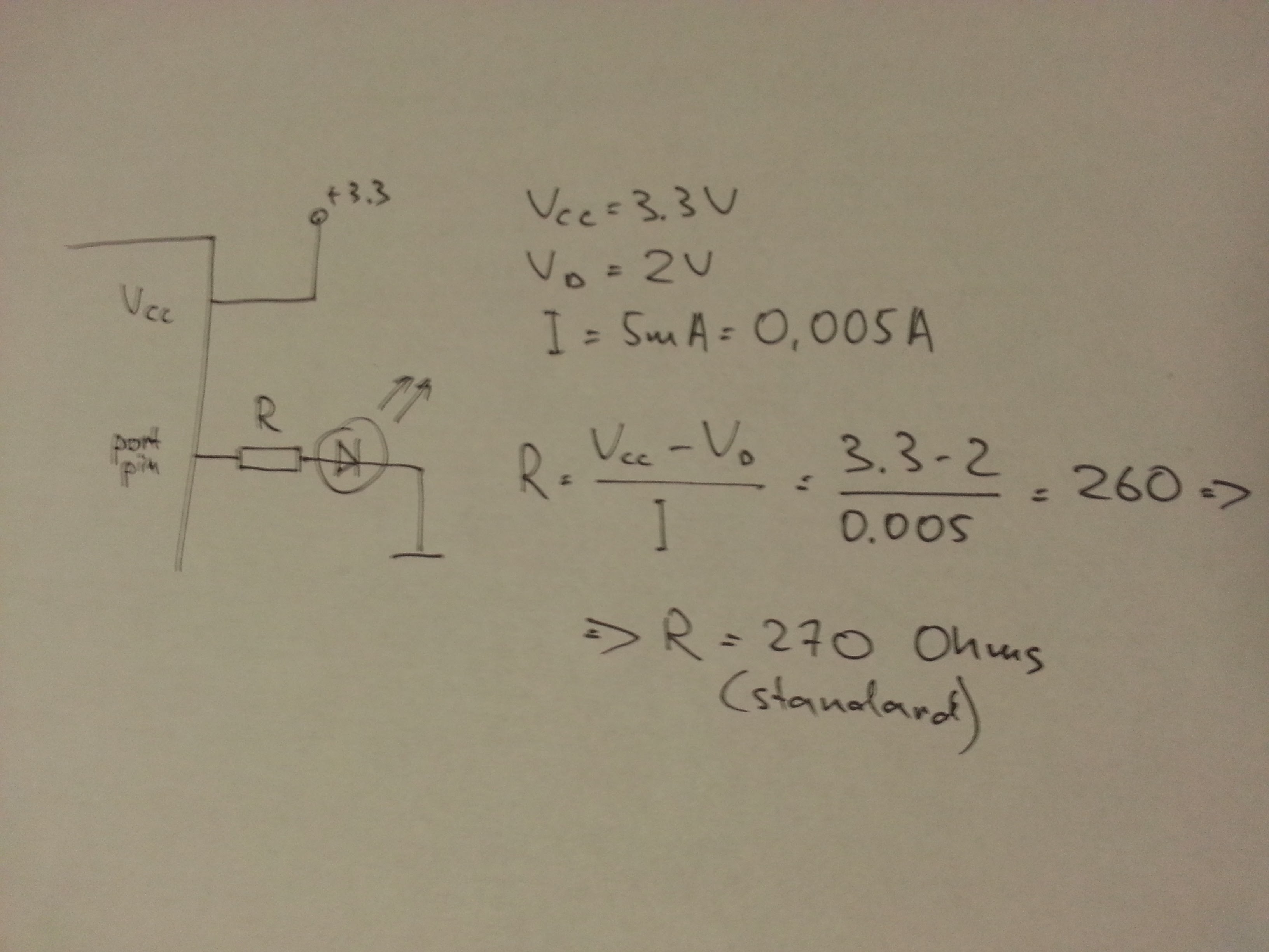 Current Limiting Resistor For An Led The Blog Of A Gypsy Engineer 5616